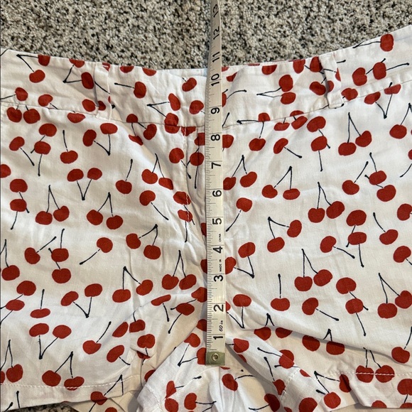 LOFT White and Red Cherry Print Women's Shorts - Picture 5 of 5